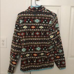 Southern Marsh Tops - Southern Marsh Patterned Sherpa Pullover Southern Marsh Tops - Southern Marsh Patterned Sherpa Pullover